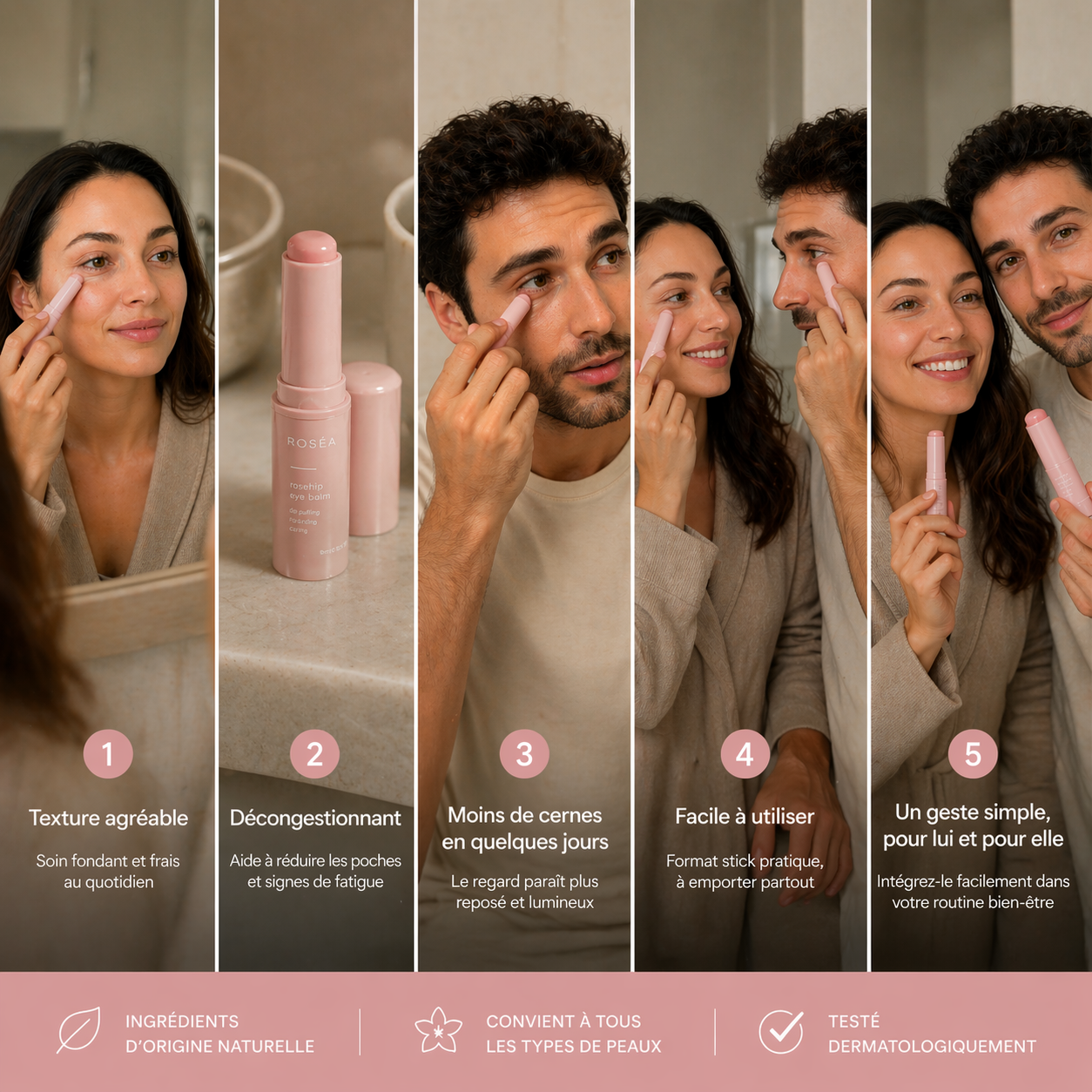 Stick Anti-Cernes & Poches – Contour des Yeux au Rétinol